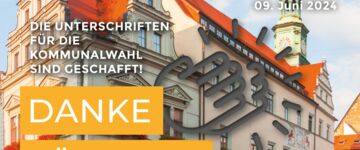 Danke für die Unterstützungsunterschriften zur Kommunalwahl 2024